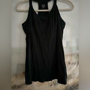 C9 by Champion Black ribbed work out tank with shelf bra